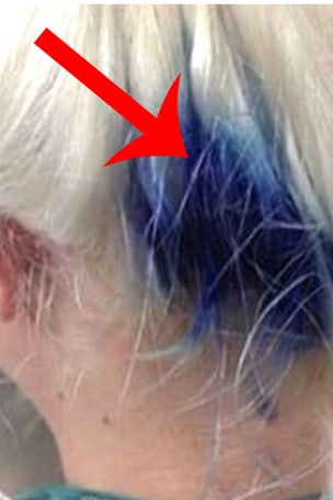 Nope, that's not hair dye…