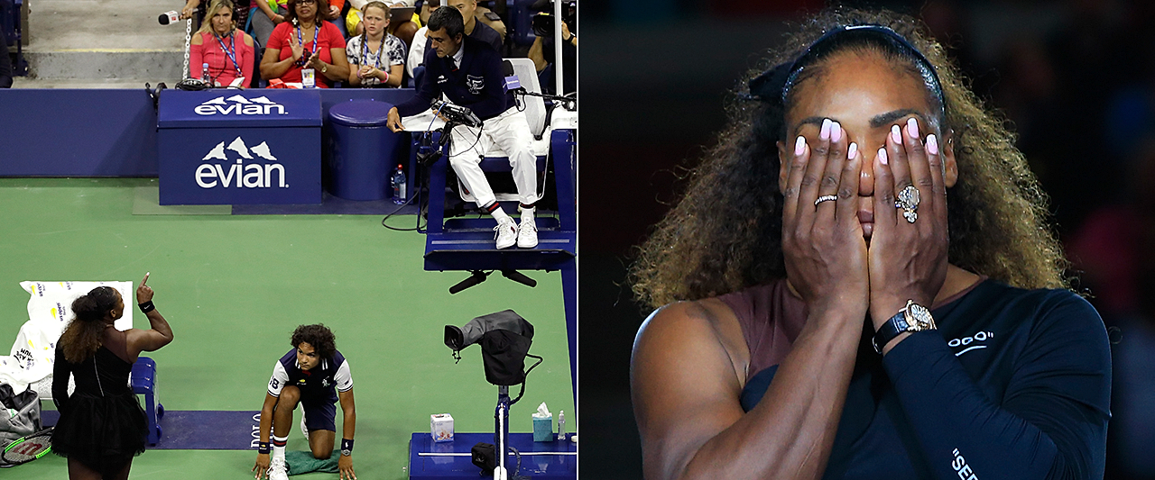 Serena smashes umpire, accuses him of sexism in wake of controversial US Open final
