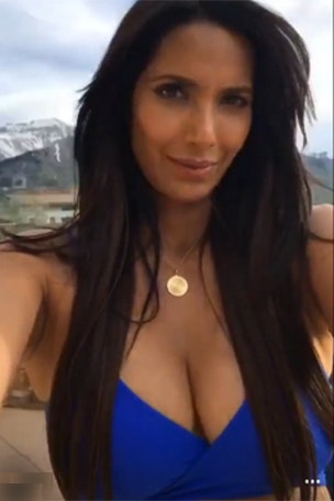 Padma's wardrobe whoopsie