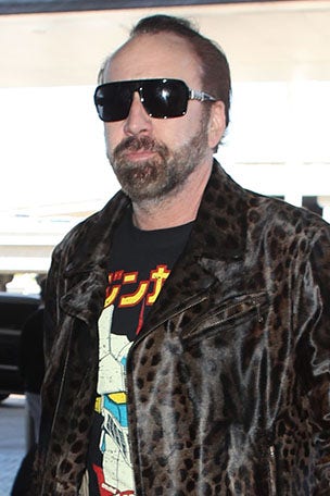 Nicolas Cage looks VERY different