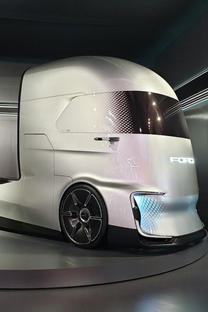 Ford reveals self-driving semi