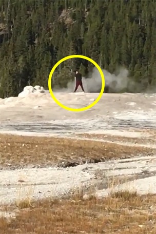 Tourist ticketed for BIG mistake