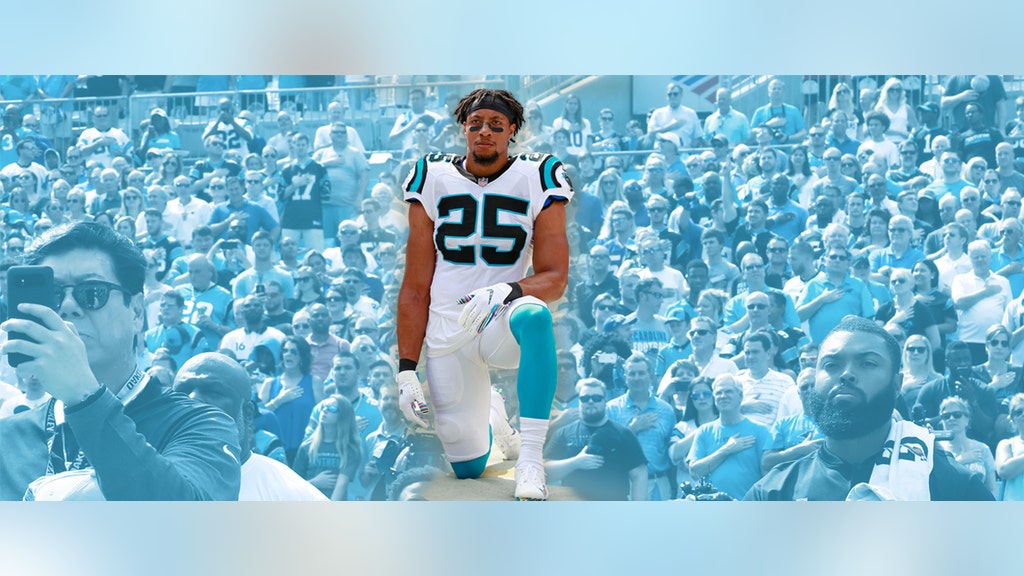 NFL star takes knee during anthem in 1st game with new team