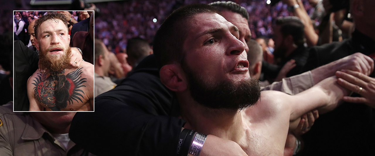 Conor McGregor, Russian rival involved in near riot after controversial title fight