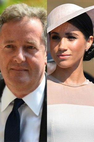 Piers SLAMS Markle