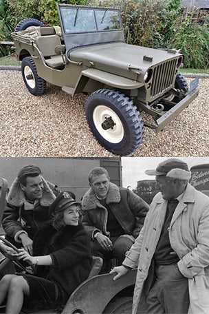 Steve McQueen's Jeep surfaces
