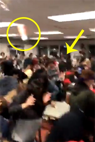 Massive food fight started for crazy reason