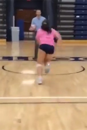 She didn't even see it coming…