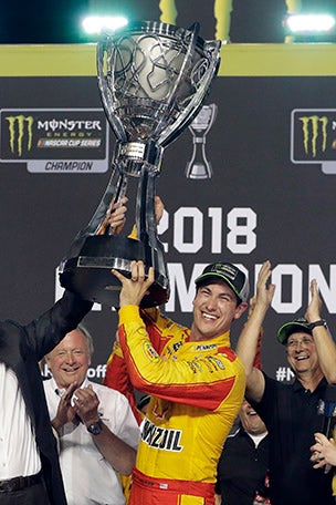 Logano wins NASCAR title
