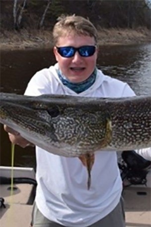 Kid catches record-breaking fish