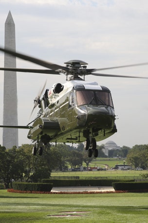 New Marine One prototype glimpsed