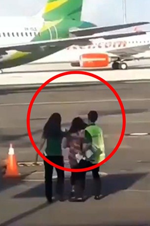 Passenger makes crazy attempt