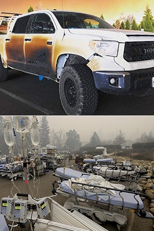 Toyota honors Camp Fire hero