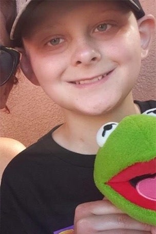 Cancer-stricken boy gets dying wish