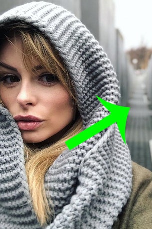 Model's selfie gets her in trouble