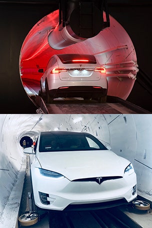Musk's high speed tunnel revealed