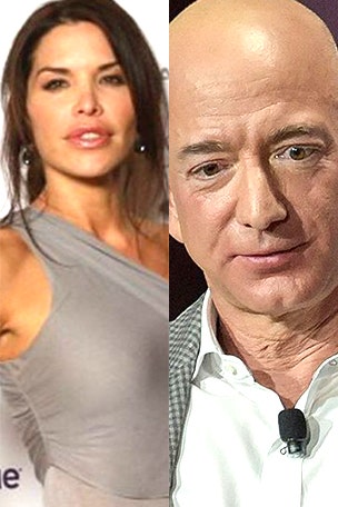 Bezos' gal pal showing off