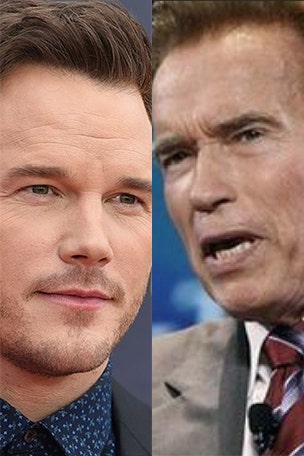 Schwarzenegger FLIPPED over Pratt