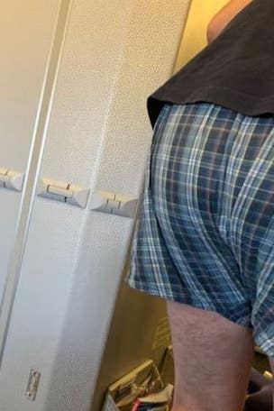 Passenger gets too comfortable on flight