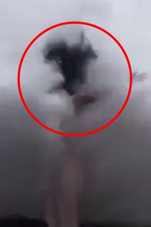 WATCH: Somehow she survived it