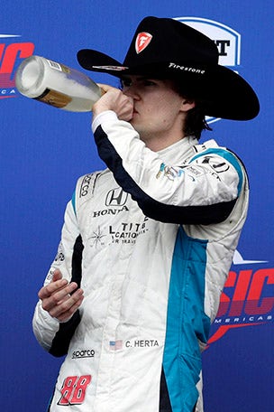 Race-winner, 18, caught drinking