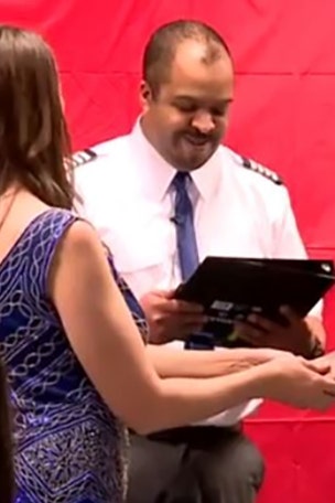 Couple picks unusual spot for a wedding