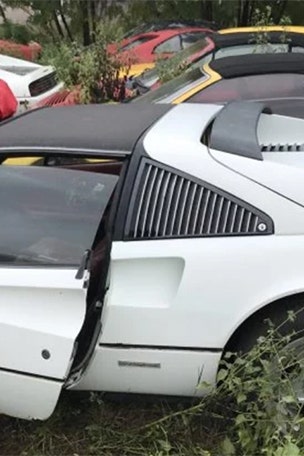 11 Ferraris found in field