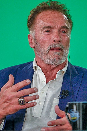 Schwarzenegger breaks his silence