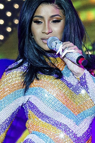 Cardi B's MAJOR wardrobe malfunction