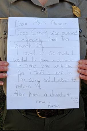 Girl: 'I'm sorry, and I want to return it'