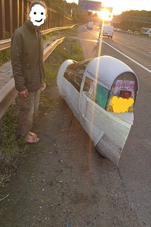 'Duck tape' bike baffles cops