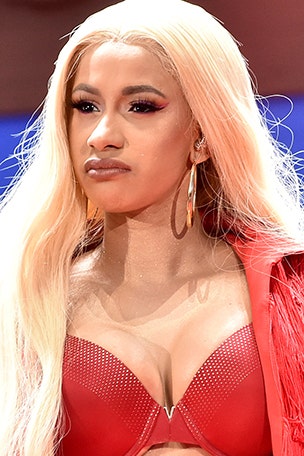 Cardi B flips off NYPD