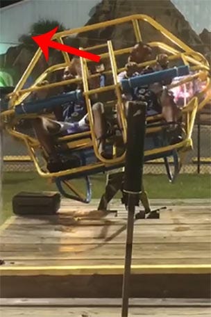 WATCH: Accident makes for scariest ride ever