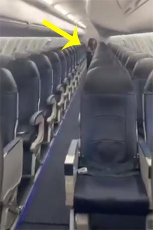Plane passenger leaves out important detail