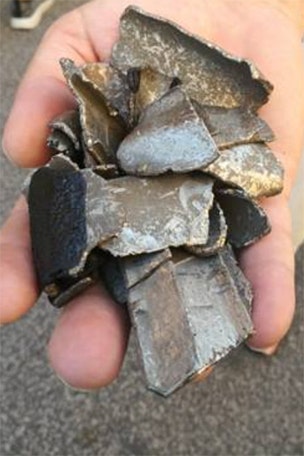 Fell 'like bullets' out of sky, local said