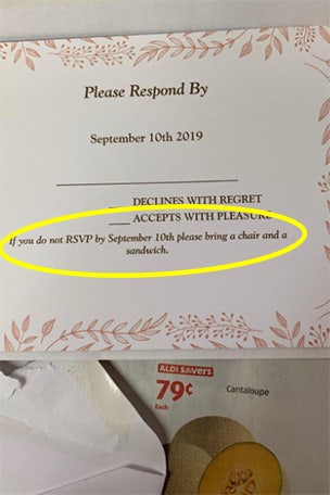 RSVP contains hilarious warning