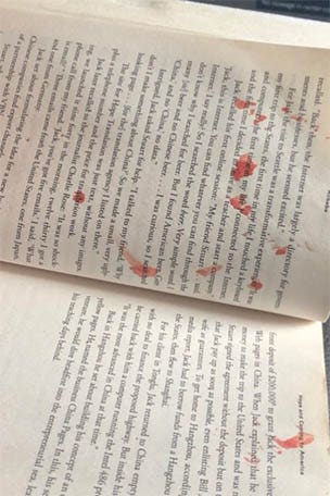 'Disgusting' incident leaves blood splattered
