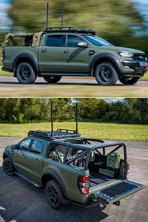 This Ford Ranger is built for war