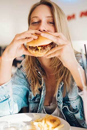 Women say burger has strange effect…