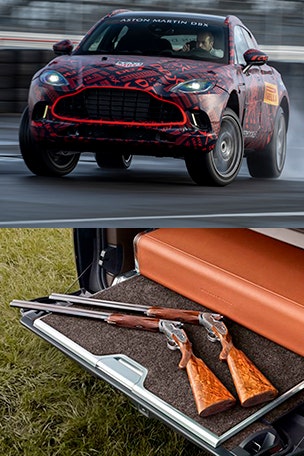 SUV has gun cabinet