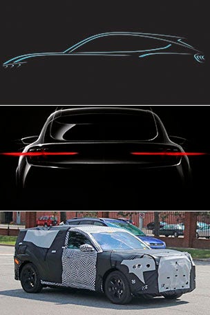 Electric Ford Mustang’s shocking shape