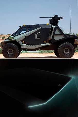 Is this what Tesla's pickup looks like?