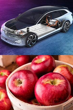 This VW is made of APPLES?