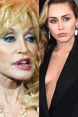Dolly SPILLS on Miley