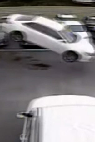 Car JUMPS 139 ft