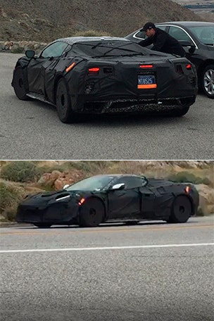 Secret Corvette CAUGHT