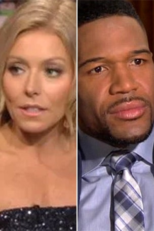 Strahan SPILLS on Ripa