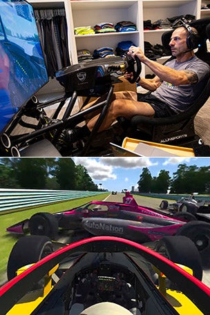 Suspended IndyCar goes ONLINE