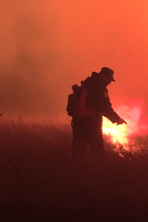 ‘ZOMBIE’ wildfires spark fear