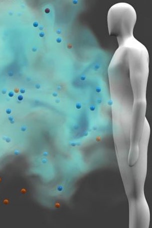 Creepy video models CORONAVIRUS droplets